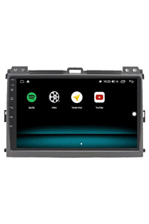 TOYOTA LAND CRUİSER PRADO ANDROİD 10 MULTİMEDYA CARPLAY 2GB RAM + 32GB HDD NAVİGASYON EKRAN