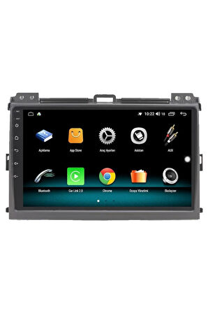 TOYOTA LAND CRUİSER PRADO ANDROİD 10 MULTİMEDYA CARPLAY 2GB RAM + 32GB HDD NAVİGASYON EKRAN
