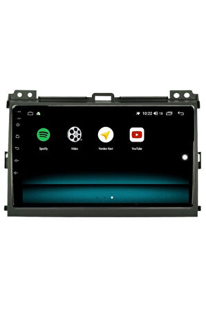 TOYOTA PRADO ANDROİD 10 MULTİMEDYA CARPLAY 2GB RAM + 32GB HDD NAVİGASYON EKRAN