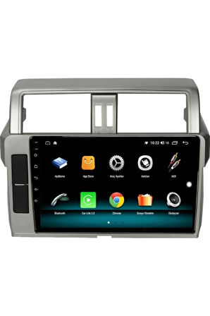 Toyota Prado Android 10 Carplay Özellikli Navigasyon Multimedya Ekran 2gb Ram + 32GB HDD