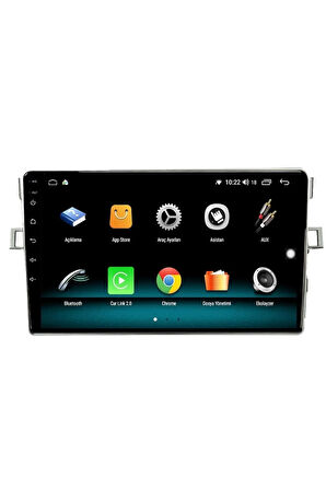 TOYOTA VERSO ANDROİD 10 MULTİMEDYA CARPLAY 2GB RAM + 32GB HDD NAVİGASYON EKRAN