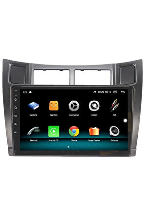 TOYOTA YARİS ANDROİD 10 MULTİMEDYA CARPLAY 2GB RAM + 32GB HDD NAVİGASYON EKRAN