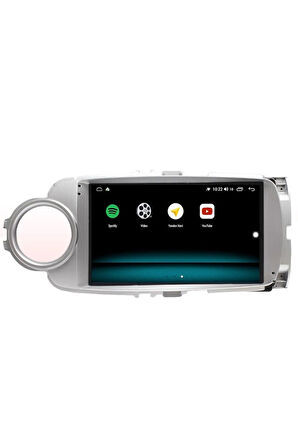 TOYOTA YARİS ANDROİD 10 MULTİMEDYA CARPLAY 2GB RAM + 32GB HDD NAVİGASYON EKRAN