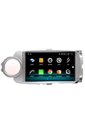 TOYOTA YARİS ANDROİD 10 MULTİMEDYA CARPLAY 2GB RAM + 32GB HDD NAVİGASYON EKRAN