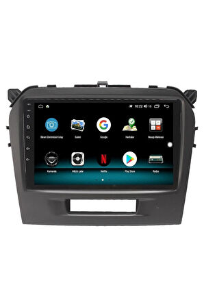 SUZUKİ GRAND VİTARA ANDROİD 10 MULTİMEDYA CARPLAY 2GB RAM + 32GB HDD NAVİGASYON EKRAN