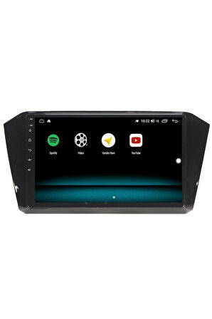 VW PASSAT B8 ANDROİD 10 MULTİMEDYA CARPLAY 2GB RAM + 32GB HDD NAVİGASYON EKRAN