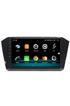 VW PASSAT B8 ANDROİD 10 MULTİMEDYA CARPLAY 2GB RAM + 32GB HDD NAVİGASYON EKRAN