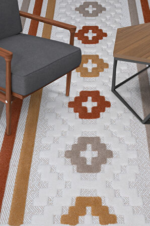 Alpina Home Dolce Sisal Krem Yumuşak Doku Salon Oturma Odası Mutfak Çocuk Odası Halısı