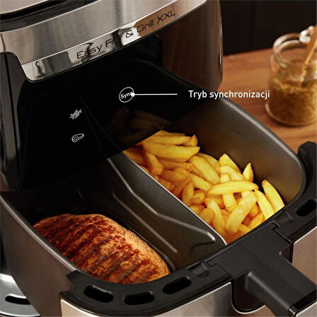 OUTLET ÜRÜN Tefal Easy Fry Grill XXL EY801D15 6.5 lt Yağsız Fritöz