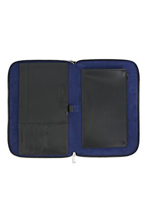 S.T. Dupont Line D Croco Dandy Siyah Deri Çanta(Slim) 181061