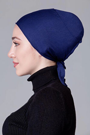 Lacivert Likralı Kaymayan Bone