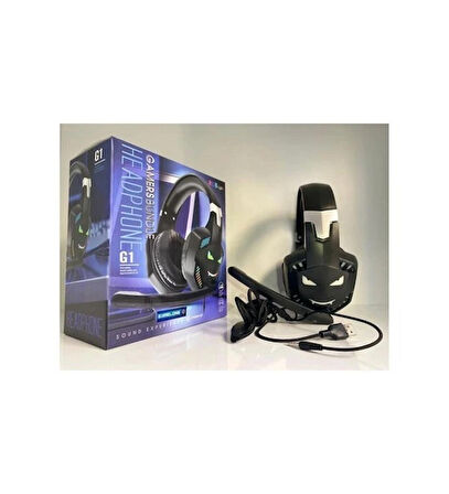 Gamelone Oyuncu Kulaklığı G1 - Stereo 4d Bass Rgd Led Kulaküstü Kulaklık