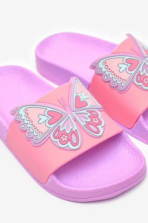 Kız Çocuk Butterfly Renkli Terlik
