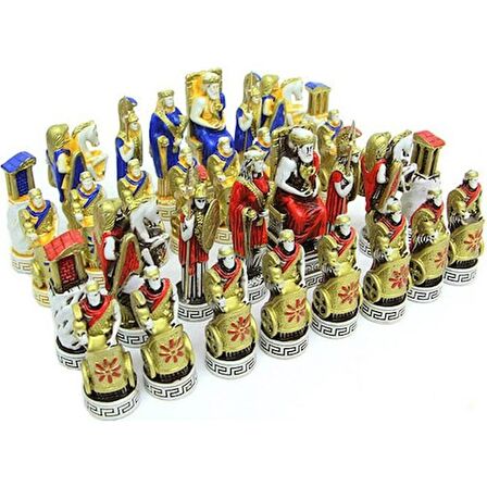 Himarry Satranç Taşı Polyester Büyükboy Athena Dekoratif Hediyelik