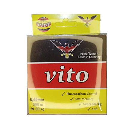 Vito 160 Mt Fluorocarbon Coated  Misina Clear