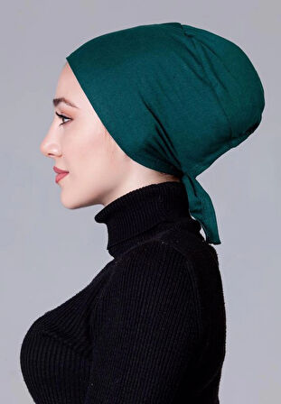 Yeşil Likralı Kaymayan Bone