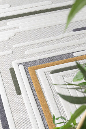 Alpina Home Dolce Sisal Krem Yumuşak Doku Salon Oturma Odası Mutfak Çocuk Odası Halısı