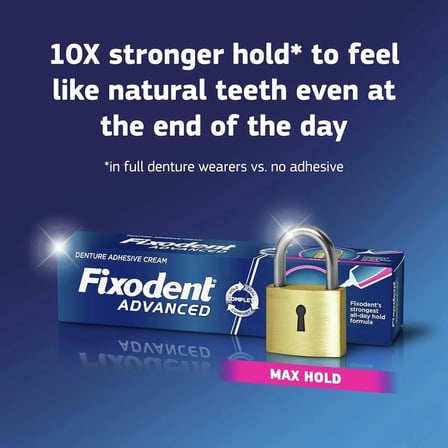 Fixodent Advanced Max Hold Protez Yapıştırıcı 62GR