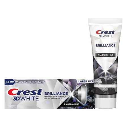 Crest 3D White Brilliance Charcoal Diş Beyazlatıcı Diş Macunu 130 gr