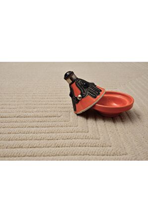 Alpina Home Dolce Sisal Bej Yumuşak Doku Çocuk Odası Oturma Odası Salon Mutfak Halısı