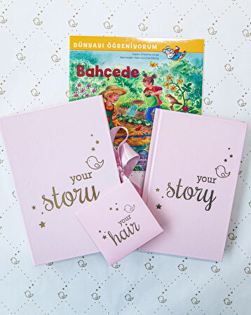 Your Story Baby Journal Set - PEMBE