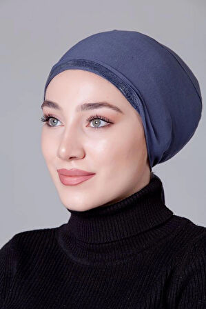 Gri Likralı Kaymayan ( Kaymaz ) Bone