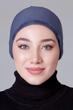 Gri Likralı Kaymayan ( Kaymaz ) Bone