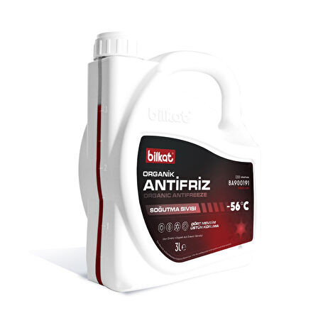 Bilkat Ba900191 Organik Antifriz Kırmızı -56 3 Lt