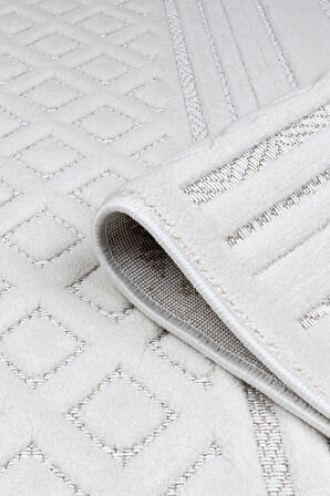 Alpina Home Dolce Sisal Krem Yumuşak Doku Salon Oturma Odası Mutfak Çocuk Odası Halısı