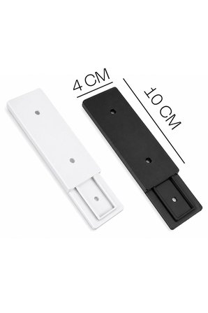 2'li Yapışkanlı Kızaklı Eşya Sabitleyici Aparat Seti Kumanda, Modem, Priz ve Tablo Duvar Organizeri