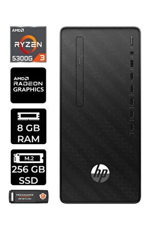 HP 295 G9 RYZEN 3 5300G 8GB RAM 256GB SSD RX550/4GB W11PRO 6D391EA MASAÜSTÜ PC & PER4 BELLEK