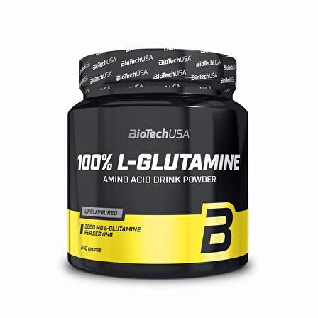 BIOTECH USA 100% L-Glutamine 240 gram