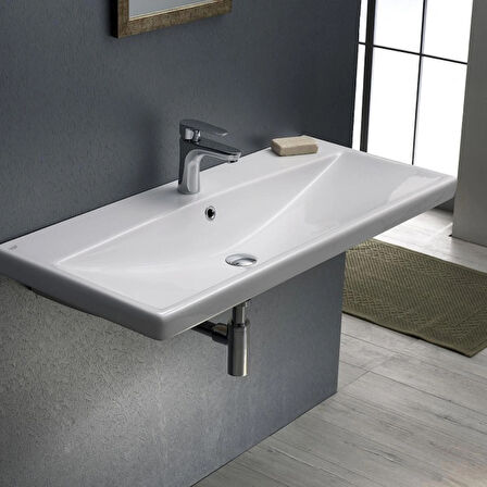 TURKUAZ Elite Etajerli Lavabo 100x45 cm