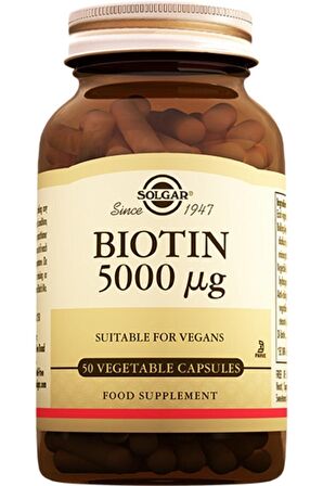 Biotin 5000 Mcg 50 Kapsul 033984003132