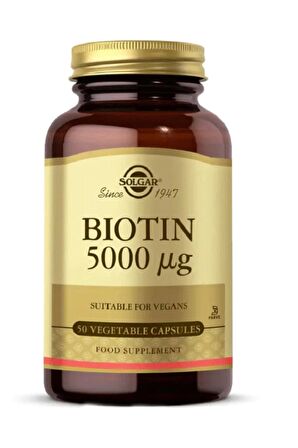 Biotin 5000 Mcg 50 Kapsul 033984003132