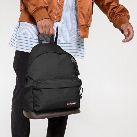 Eastpak Sırt Çantası Wyoming Altı Derili Black EK0008110081