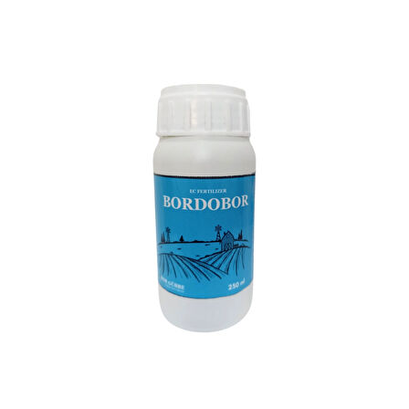Bordobor Sıvı Gübre- 250ml (BORDOBULAMACI) Bakır Içerikli Bitki Besini Ve Koruyucu Bordo Bulamacı