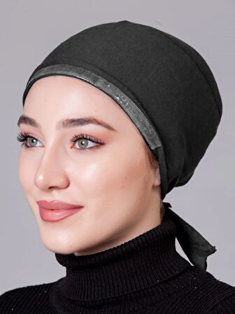 Antrasit Likralı Kaymayan Bone