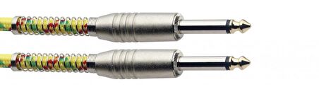 STAGG ENSTRÜMAN KABLOSU KUMAŞ 6M SGC6VT RD