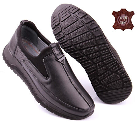 Detector Hakiki Deri Ortopedik Ultra Esnek Rahat Erkek Ayakkabı 032P