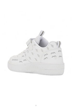 Unisex Çocuk Spor Ayakkabı Ortopedik Lastik Bağcık Cırtlı Desenli Kaymaz Taban Yürüyüş Sneaker 033