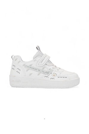 Unisex Çocuk Spor Ayakkabı Ortopedik Lastik Bağcık Cırtlı Desenli Kaymaz Taban Yürüyüş Sneaker 033