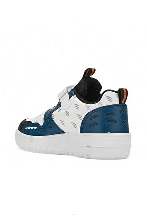 Unisex Çocuk Spor Ayakkabı Ortopedik Lastik Bağcık Cırtlı Desenli Kaymaz Taban Yürüyüş Sneaker 033