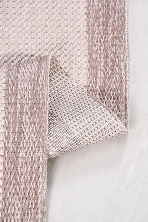 OSLO Modern Sisal Görünümlü Polyester Halı, Robot Süpürge Uyumlu, Mutfak Oturma Odası Koridor Halısı