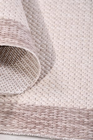 OSLO Modern Sisal Görünümlü Polyester Halı, Robot Süpürge Uyumlu, Mutfak Oturma Odası Koridor Halısı