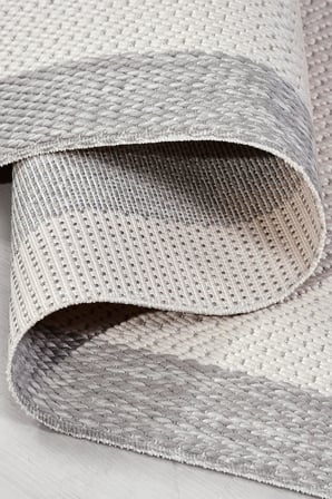 OSLO Sisal Görünümlü Polyester Halı Ekru Gri Mutfak Oturma Odası Robot Süpürge Uyumlu Kolay Temizlenebilir