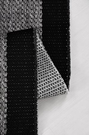 OSLO Modern Sisal Görünümlü Antrasit Halı Mutfak Salon Koridor Robot Süpürge Uyumlu Kolay Temizlenebilir