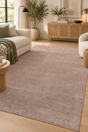 Akkor Peluş Halı Vizon Yumuşak Kaymaz Taban Yıkanabilir Modern Salon Mutfak Antre Oturma Odası Halısı
