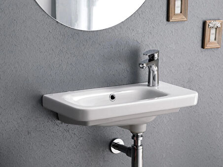 TURKUAZ  Noura Etajerli Lavabo 60x30 cm