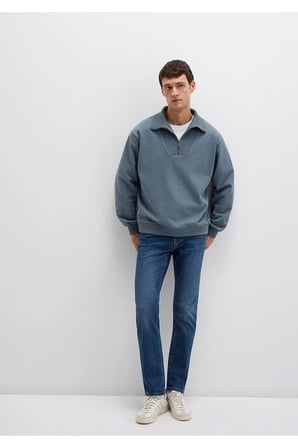 Martin Premium Blue Gölgeli Koyu Gabardin Pantolon 0037888222